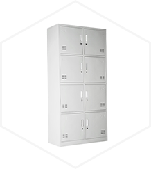 八门储物柜侧面