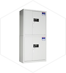 分体保密柜液晶锁节侧面