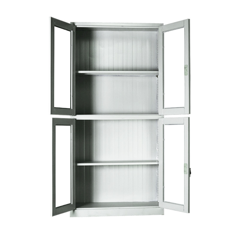 上下玻对开器械柜全开