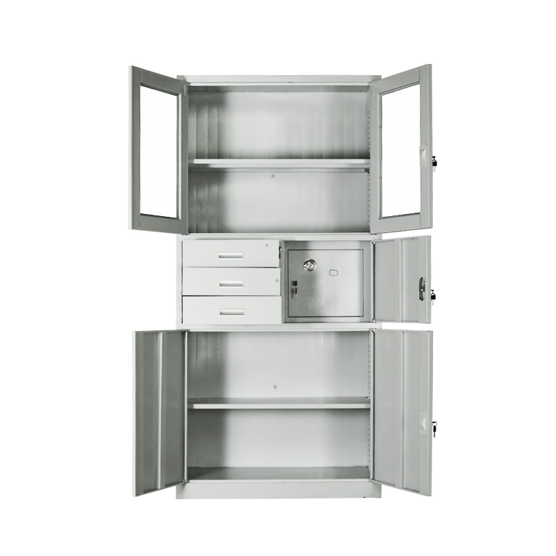 偏三斗内保器械柜全开