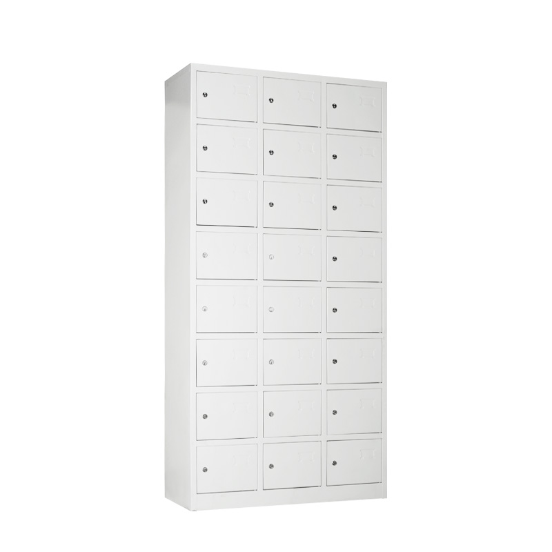 二十四门储物柜侧面