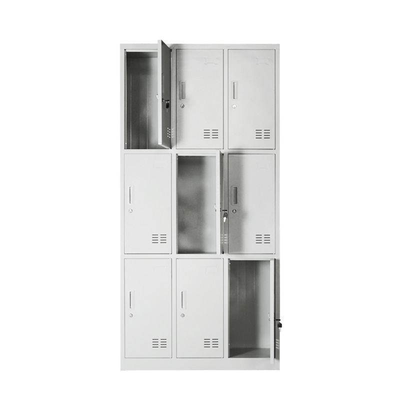 九门储物柜全开