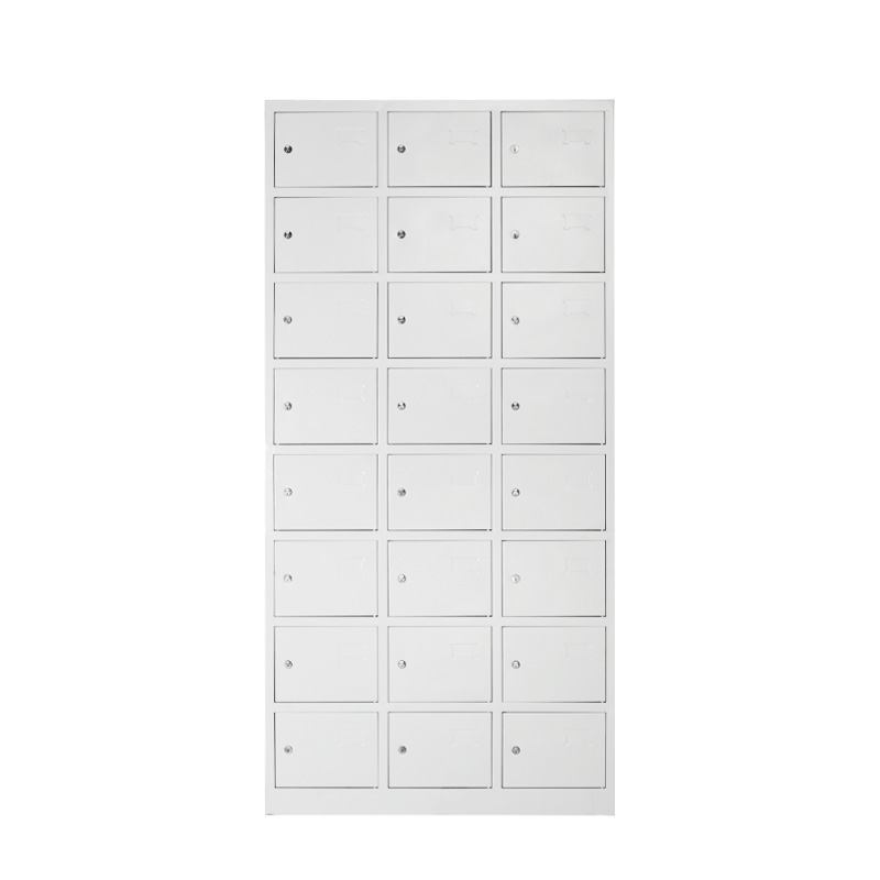 二十四门储物柜正面