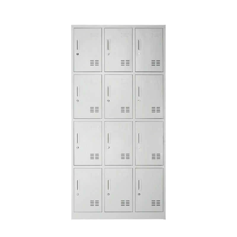 十二门储物柜正面