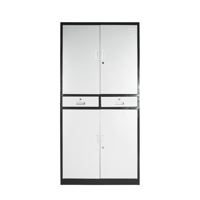 套色中二斗双节柜正面