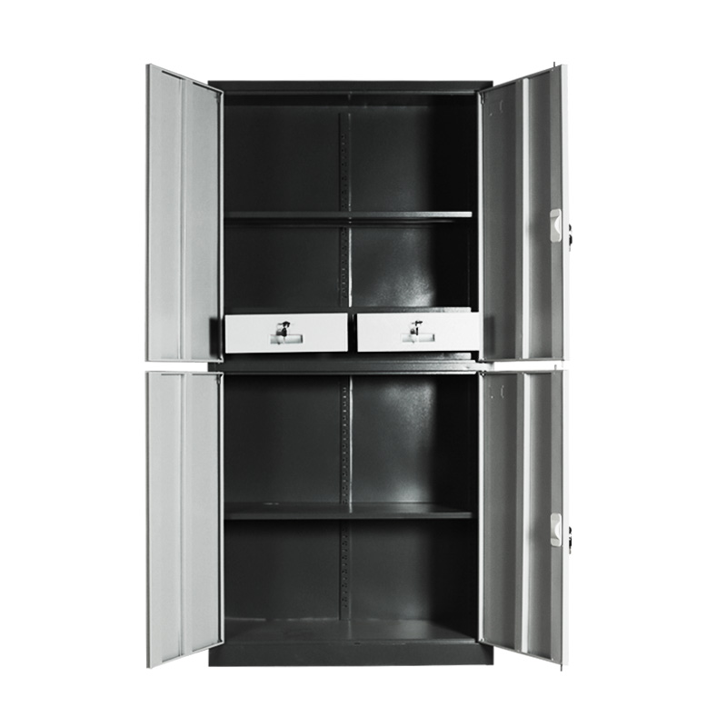 套色内二斗双节柜全开