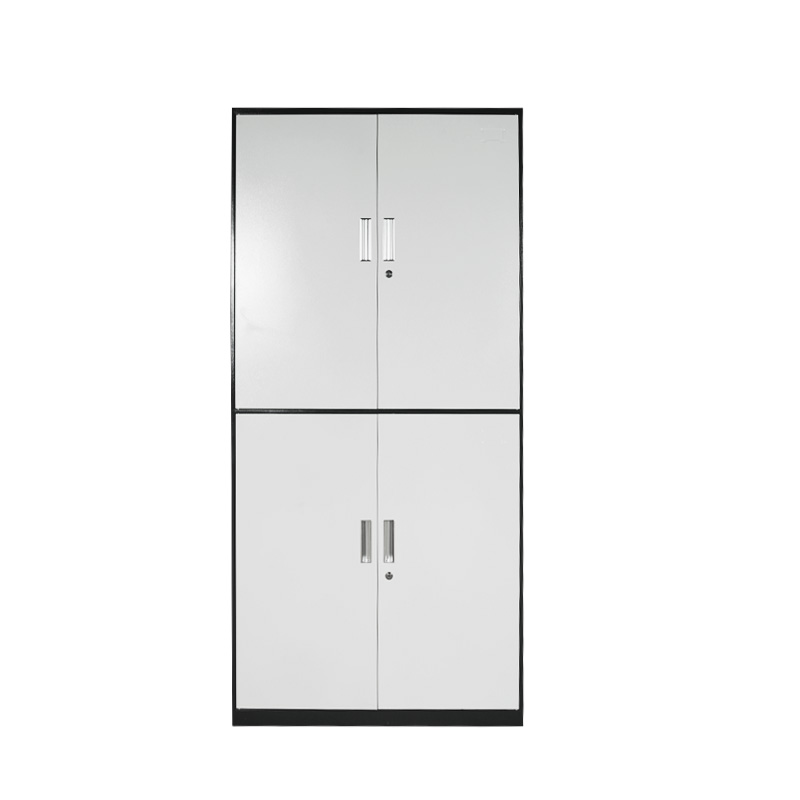 窄边套色通双节柜正面