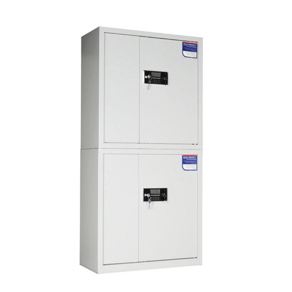 分体保密柜液晶锁侧面